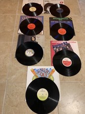 Vinili vintage anni 70/80 musica Italiana varia raccolta 7 pz originali