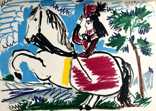 Pablo picasso litografia - -,