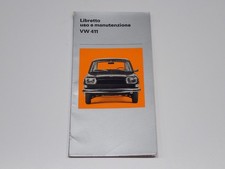 VOLKSWAGEN 411 LIBRETTO USO E