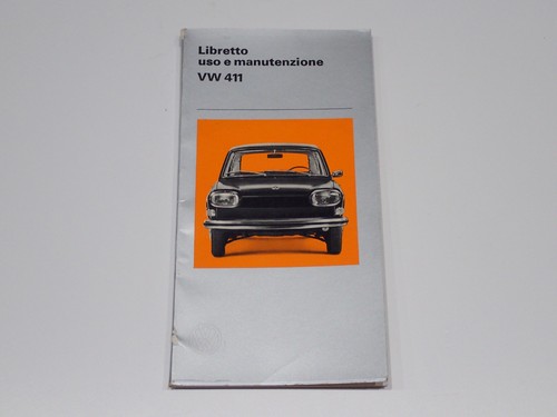 Volkswagen 411 libretto - volkswagen, uso