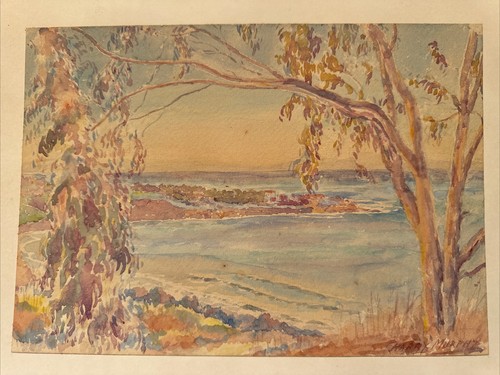 Antico dipinto baia - la, jolla