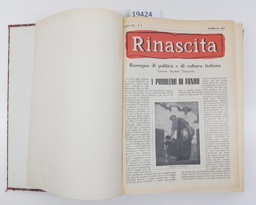 Raccolta periodico rinascita - periodico,