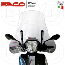 PARABREZZA ALTO INVERNALE FACO ASTE NERE PIAGGIO MEDLEY 125/150 2016 2020