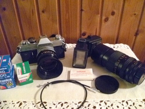 Reflex vintage canon - ftb, +