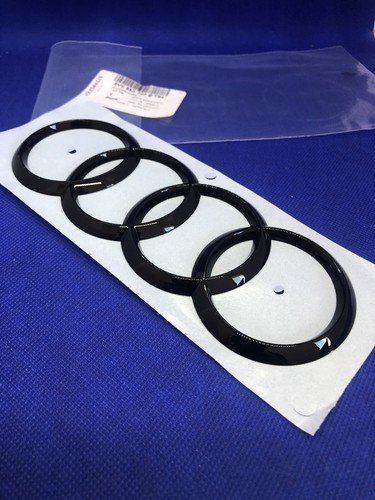 Anello nero logo badge audi - logo,