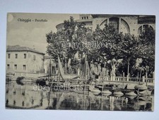 CHIOGGIA Perottolo barca barche vela Venezia vecchia cartolina