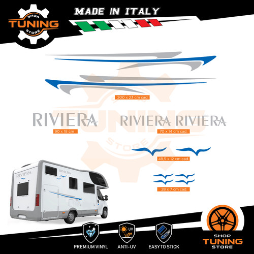 Kit adesivi camper - adesivi,