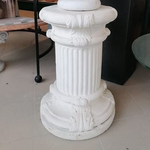 Colonna cemento bianco e - colonna,
