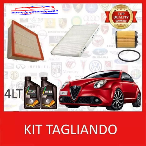 Kit tagliando filtri 4 - tagliando,