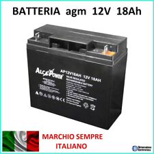 BATTERIA 12V 18ah PIOMBO ANTIFURTI SOLARE GRUPPO CONTINUITA' 18a COME FG21803 20