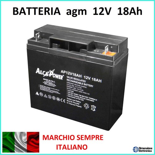 Batteria 12v 18ah - 18ah, piombo