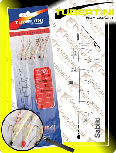 Sabiki tubertini 107 - sabiki,