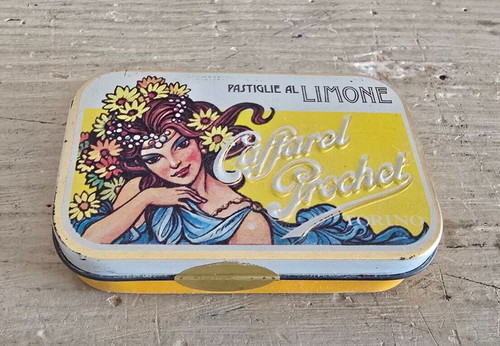Vintage scatola latta - vintage, in