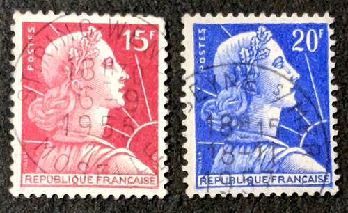 Frankreich 1955 mi1036 1143 - frankreich, mi1036+1143