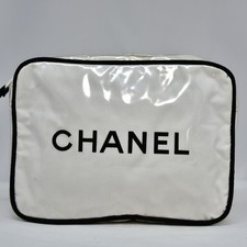 Borsa da viaggio Chanel bianca