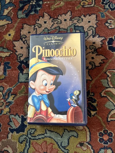 Videocassetta disney pinocchio - videocassetta,
