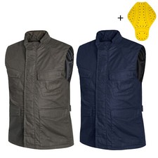 gilet da moto protettivo da moto gilet da turismo in tessuto con paraschiena