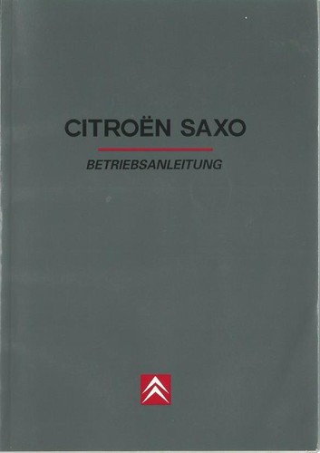 Citroen saxo manuale uso - manuale, e