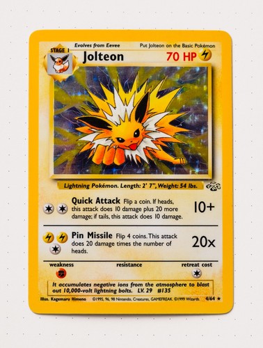 Jolteon jungle holo - jolteon,
