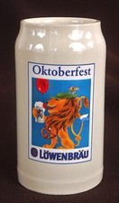 A1 - BOCCALE BIRRA BIERKRUG LOWENBRAU LT.1 OKTOBERFEST