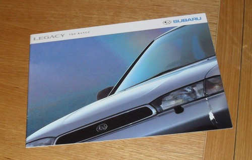 Brochure subaru legacy - legacy, 1995