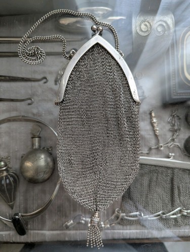 Antica borsa cotta catena - cotta, a