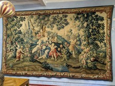 Primavera, antico arazzo in lana e seta- Aubusson, 1730 ca.