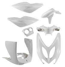 White Fairing Kit 7 Pcs MBK