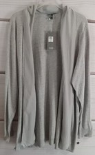 Cardigan donna Eileen Fisher a forma di argento taglia 3X F4SEK-K3121X 