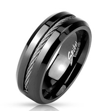 Men's Solid Tungsten Black