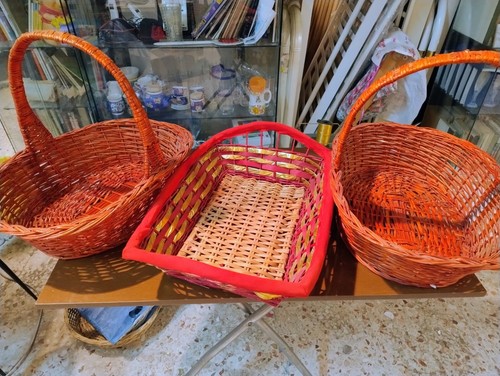 Cesti vimini rosso lotto - lotto, 4