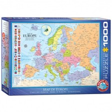 Puzzle - Mappa Dell'Europa - 1000 Pezzi