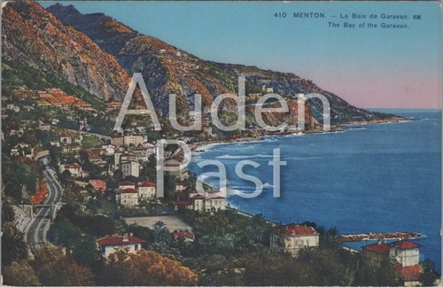 Vintage menton baie de - la,