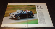 Rapporto di guida Rover Mini Cabrio (1989)