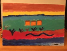 QUADRO ASTRATTO DIPINTO A MANO