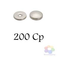 Borchia Coprivite Nickelato Nikel Cromo Argentato Mm 14 Pz 200 Copri Vite