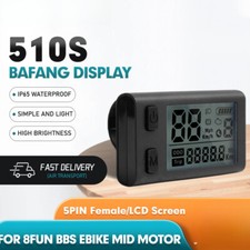 Bici Elettrica 24V 36V 48V 52V Display LCD con Spina WP per Motore 8 Fun BBS Mid