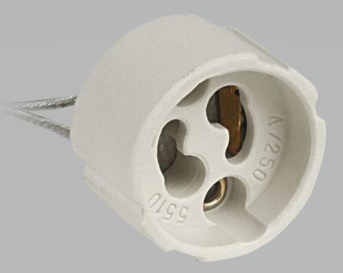 Portalampada gu10 250w - 250w, cavi