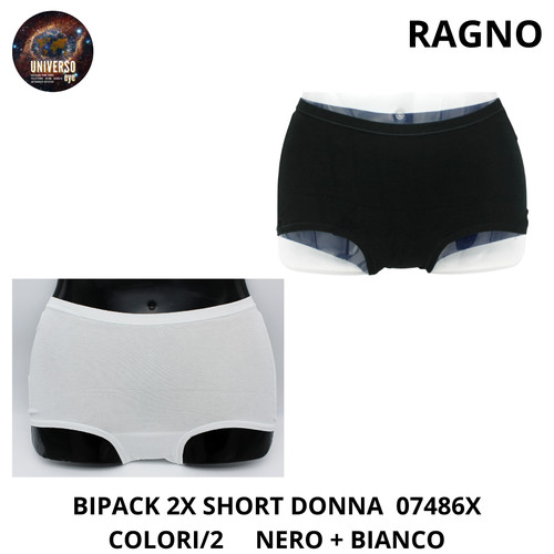 Short donna bipack nero - short,