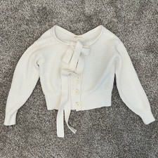 ADEAM 'Avorio' HALTER CARDIGAN