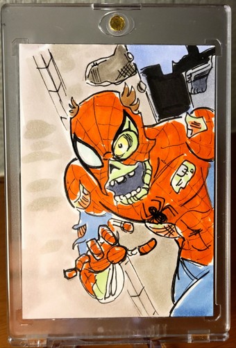 Zombie spider man carta - spider-man, 1/1
