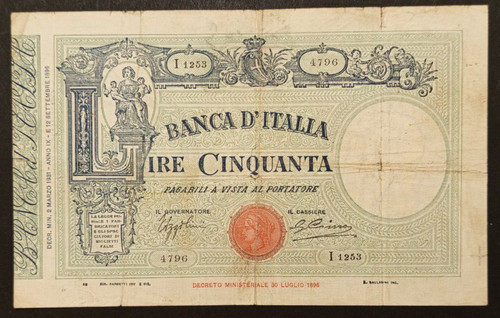 Lire 1931 bb - 50,