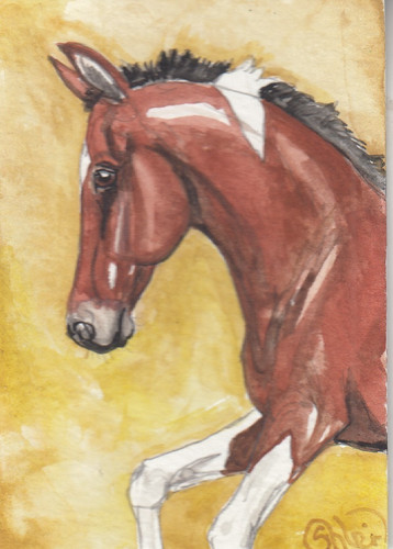 Aceo originale acquerello art - aceo,