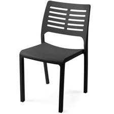 Sedia in resina antracite