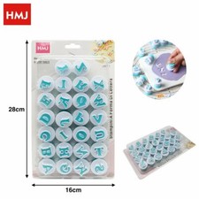 x Stampini Stampi A Forma Di Lettere Per Dolci Pasta Fondente Pasticceria hmj