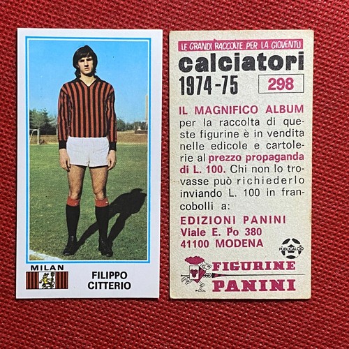 Calciatori 1974 298 milan - calciatori,
