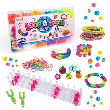 Kit telaio bambini | 2400 fasce telaio | kit base fascia telaio | creazione braccialetti artigianato