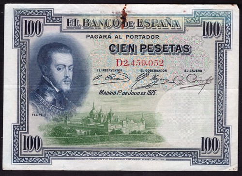Spagna 1925 69a 2 - -, p-69a.2