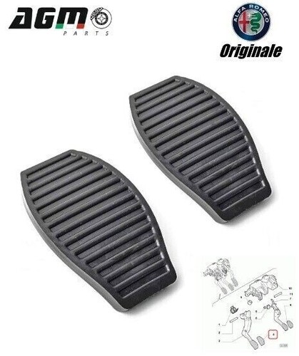 Coppia copripedale freno - coppia,
