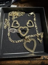 Set cuore Rolex placcato oro